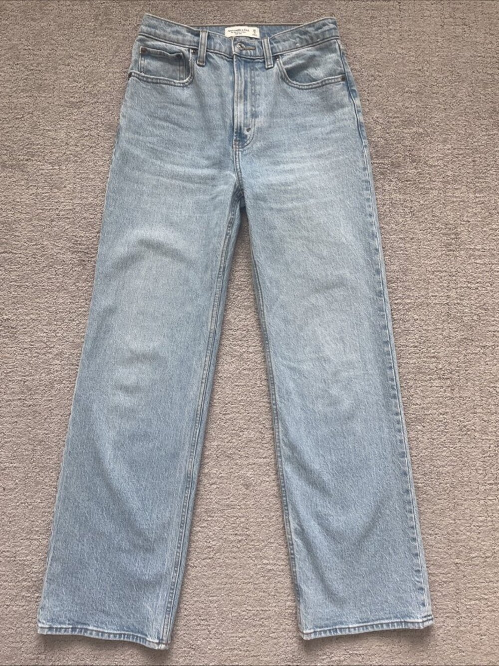 Abercrombie & Fitch Blue Jeans Women’s Denim The 90s Relaxed High Rise 26 2 R